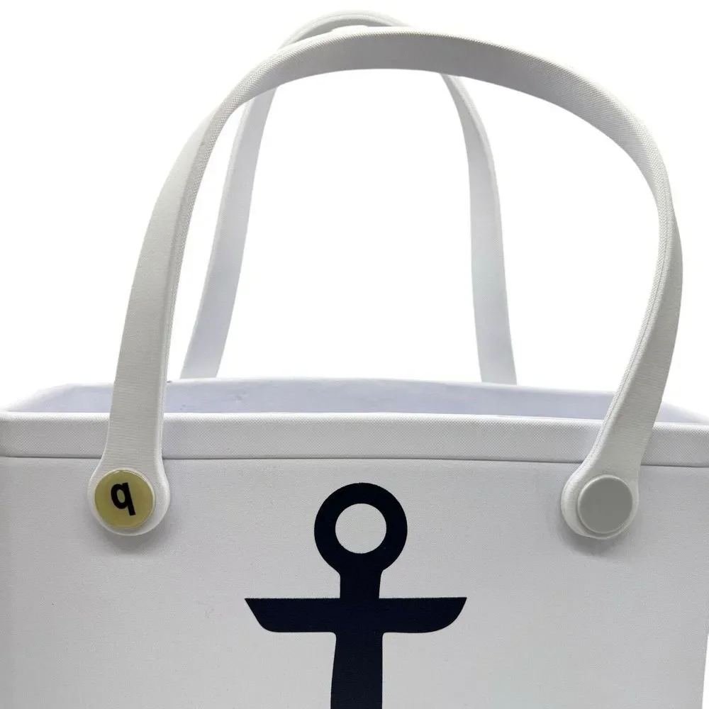 Bogg Bag Baby White No Holes Sailor Anchor Boat Hook Waterproof Bag Very Rare